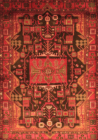 Animal Orange Traditional Rug, tr681org