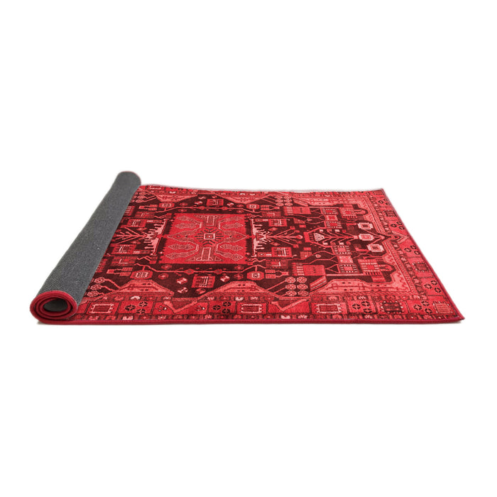 Animal Red Traditional Area Rugs