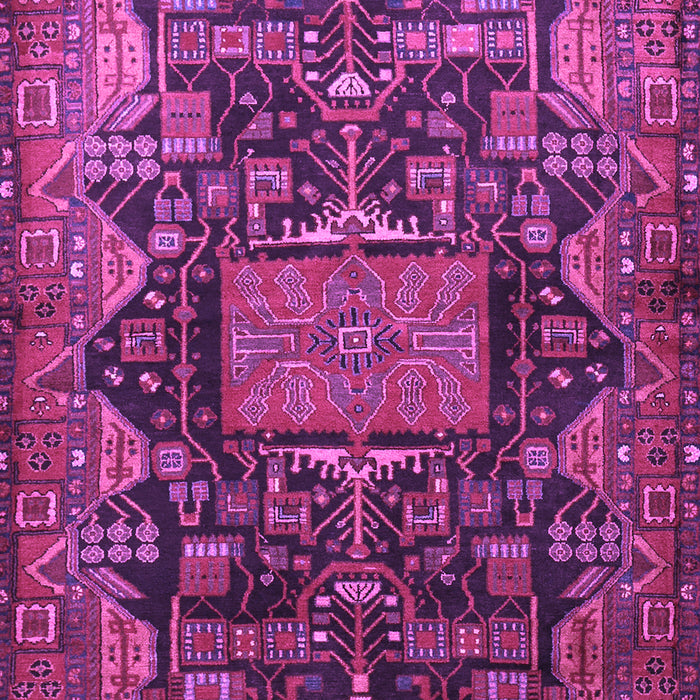 Machine Washable Animal Purple Traditional Area Rugs, wshtr681pur