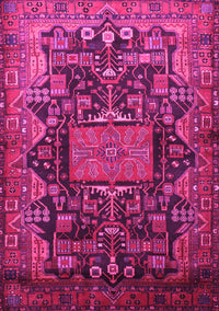 Animal Pink Traditional Rug, tr681pnk