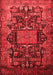 Animal Red Traditional Area Rugs