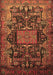 Animal Brown Traditional Rug, tr681brn