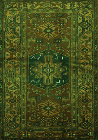 Persian Green Traditional Rug, tr682grn