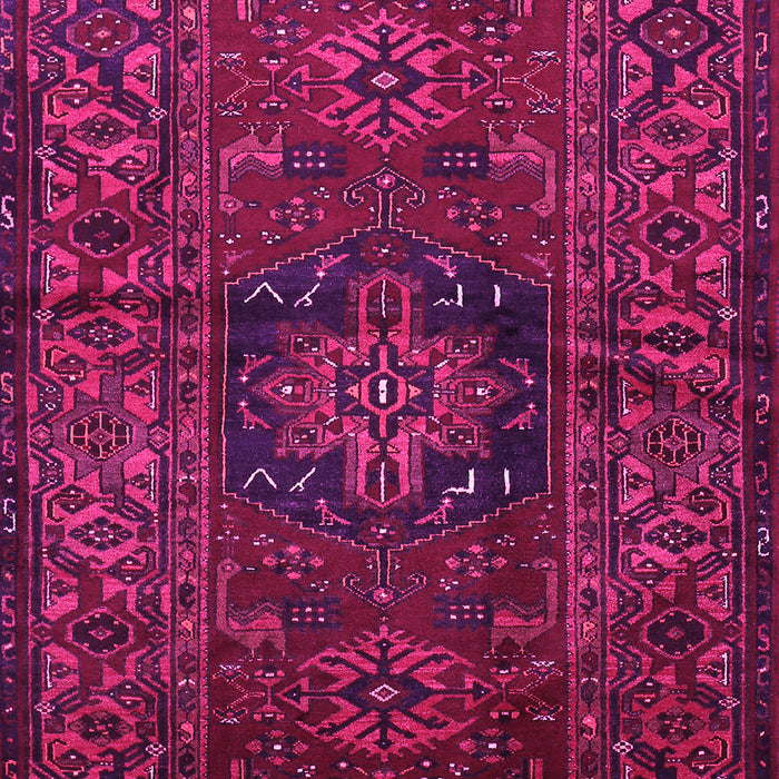 Machine Washable Persian Pink Traditional Rug, wshtr682pnk