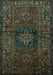 Persian Turquoise Traditional Rug, tr682turq