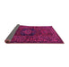 Sideview of Persian Pink Traditional Rug, tr682pnk