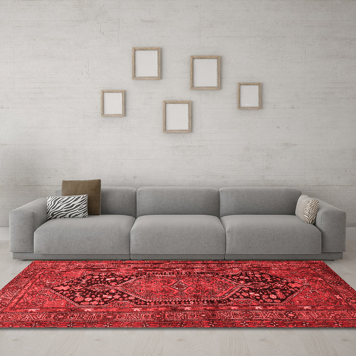 Traditional Red Washable Rugs