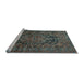 Sideview of Machine Washable Persian Light Blue Traditional Rug, wshtr683lblu