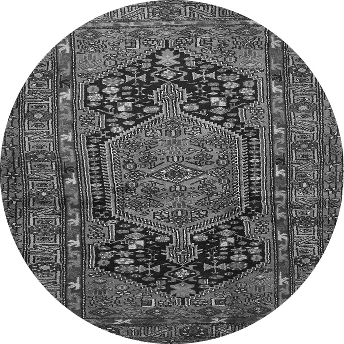 Square Persian Gray Traditional Rug, tr683gry