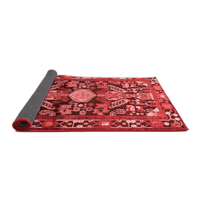 Animal Red Traditional Area Rugs