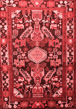 Animal Red Traditional Area Rugs
