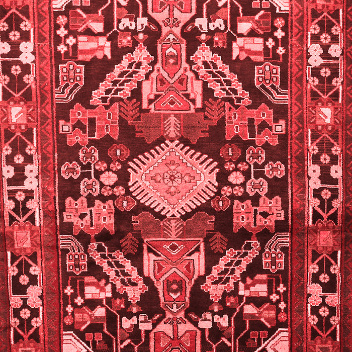 Animal Red Traditional Area Rugs
