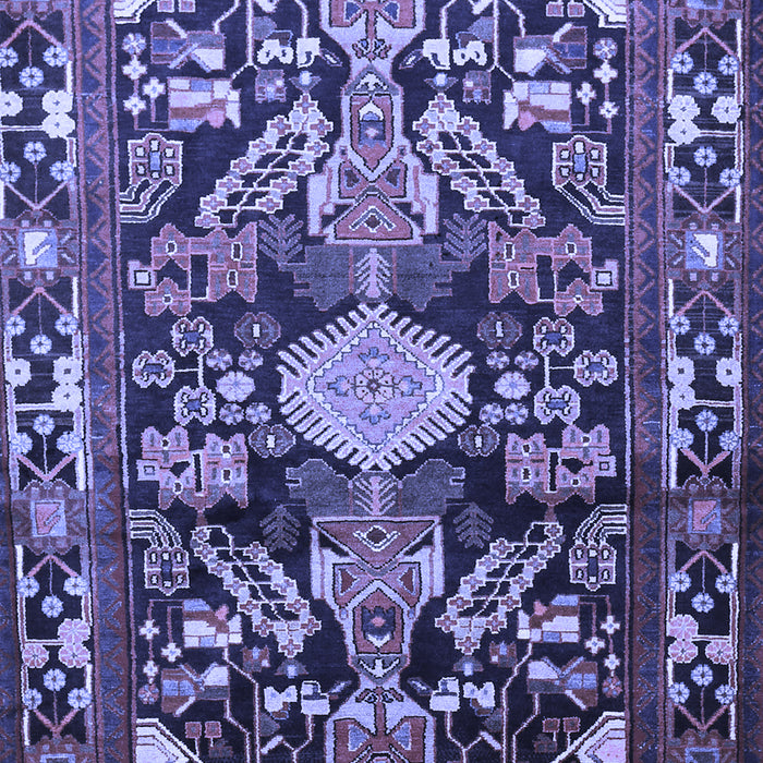 Animal Blue Traditional Rug, tr684blu