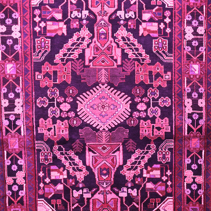 Machine Washable Animal Pink Traditional Rug, wshtr684pnk