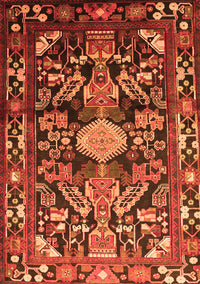 Animal Orange Traditional Rug, tr684org