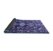 Sideview of Animal Blue Traditional Rug, tr684blu