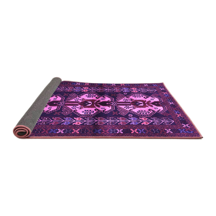 Sideview of Persian Purple Traditional Rug, tr685pur