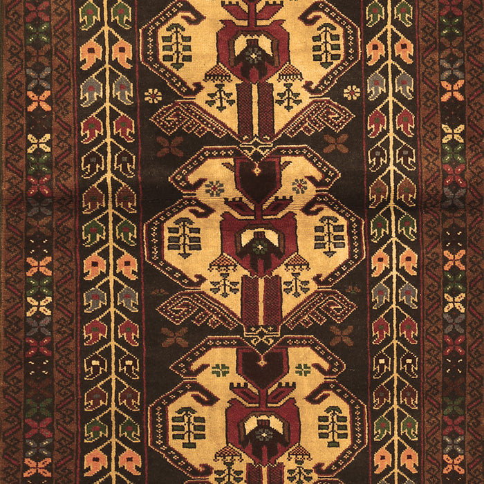 Persian Brown Traditional Rug, tr685brn