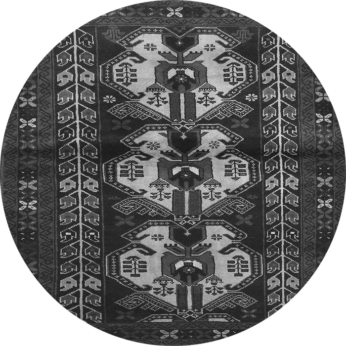 Square Persian Gray Traditional Rug, tr685gry