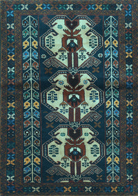 Persian Light Blue Traditional Rug, tr685lblu