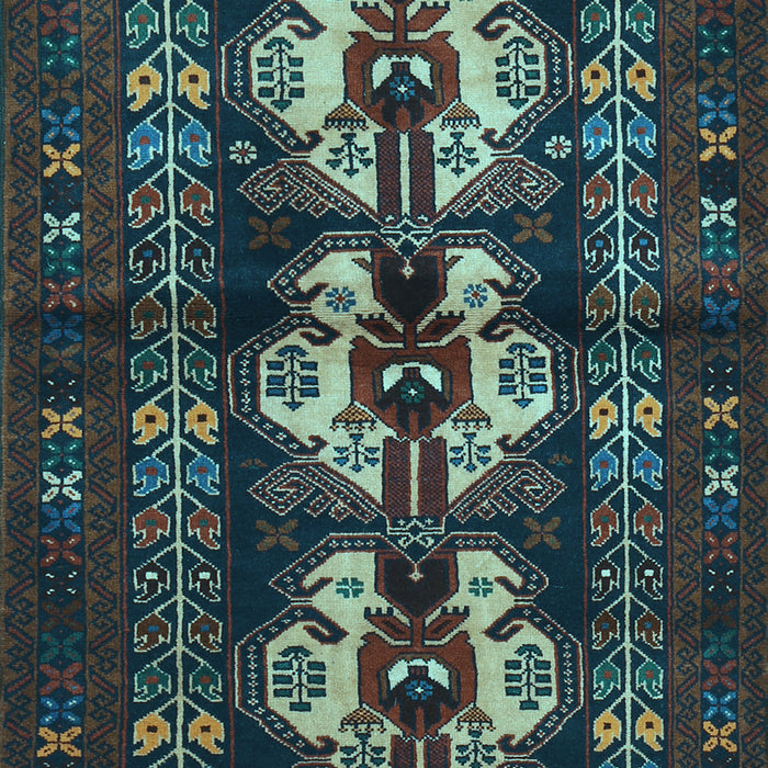 Persian Light Blue Traditional Rug, tr685lblu
