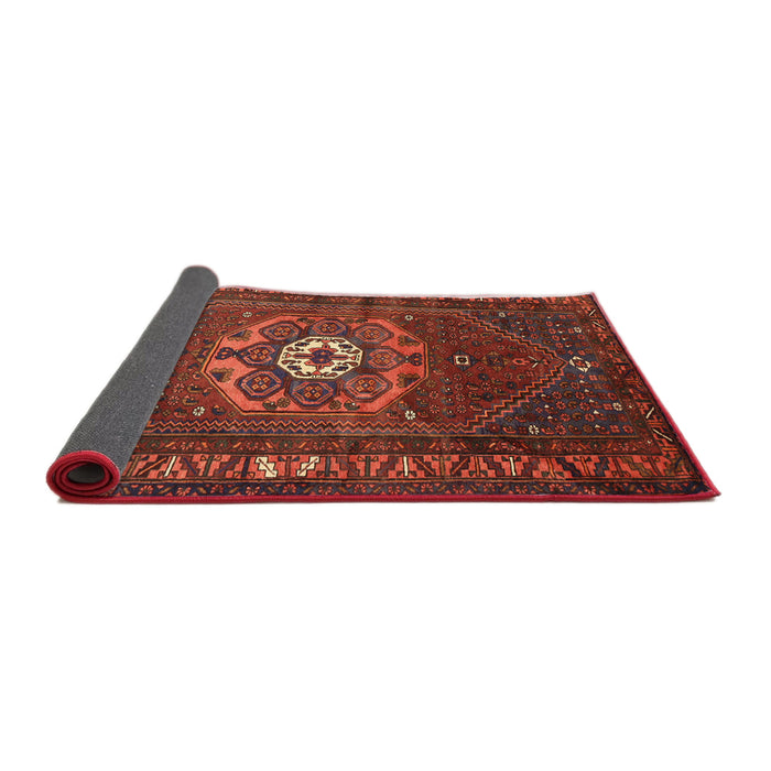 Sideview of Traditional Red Persian Rug, tr686