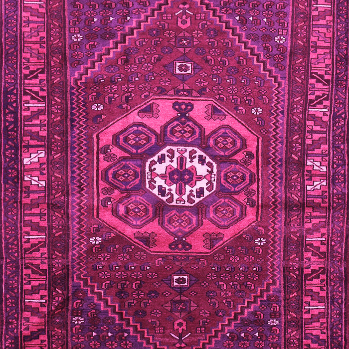 Machine Washable Persian Pink Traditional Rug, wshtr686pnk