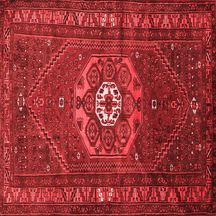 Machine Washable Persian Red Traditional Rug, wshtr686red