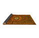 Sideview of Persian Yellow Traditional Rug, tr686yw