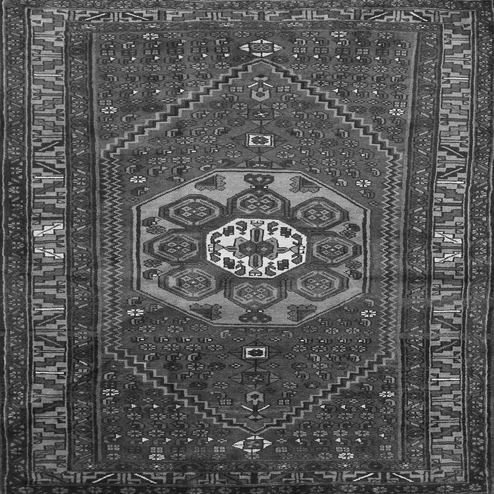 Serging Thickness of Persian Gray Traditional Rug, tr686gry