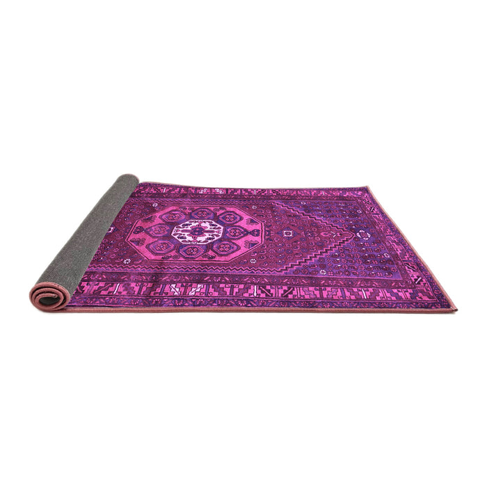 Sideview of Persian Purple Traditional Rug, tr686pur