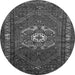 Square Persian Gray Traditional Rug, tr686gry