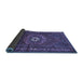 Sideview of Persian Blue Traditional Rug, tr686blu