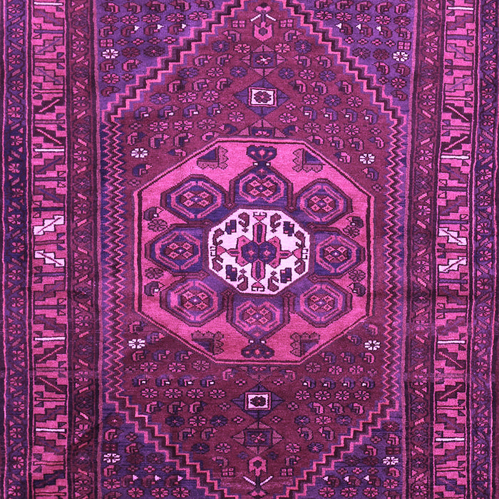 Machine Washable Persian Purple Traditional Area Rugs, wshtr686pur