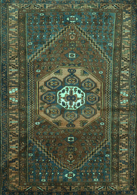 Persian Turquoise Traditional Rug, tr686turq