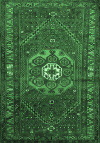Persian Emerald Green Traditional Rug, tr686emgrn