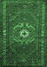 Persian Emerald Green Traditional Rug, tr686emgrn