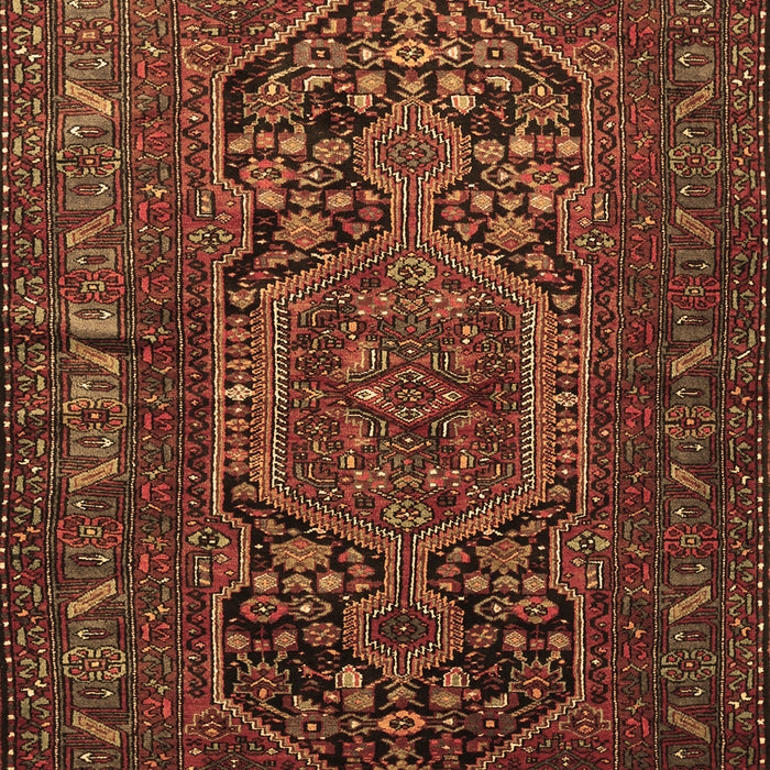 Persian Brown Traditional Rug, tr687brn
