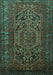 Persian Turquoise Traditional Rug, tr687turq