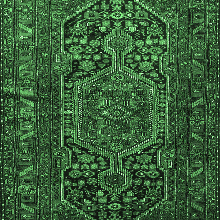 Persian Emerald Green Traditional Rug, tr687emgrn