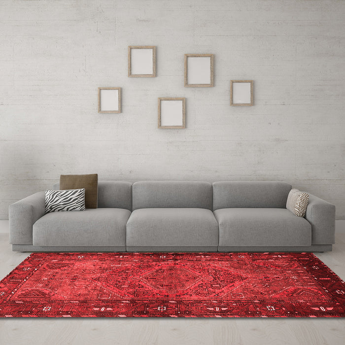 Traditional Red Washable Rugs