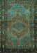 Persian Turquoise Traditional Rug, tr688turq