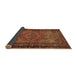 Sideview of Persian Brown Traditional Rug, tr688brn