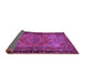 Sideview of Persian Purple Traditional Rug, tr688pur