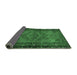 Sideview of Persian Emerald Green Traditional Rug, tr688emgrn