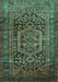 Persian Turquoise Traditional Rug, tr689turq