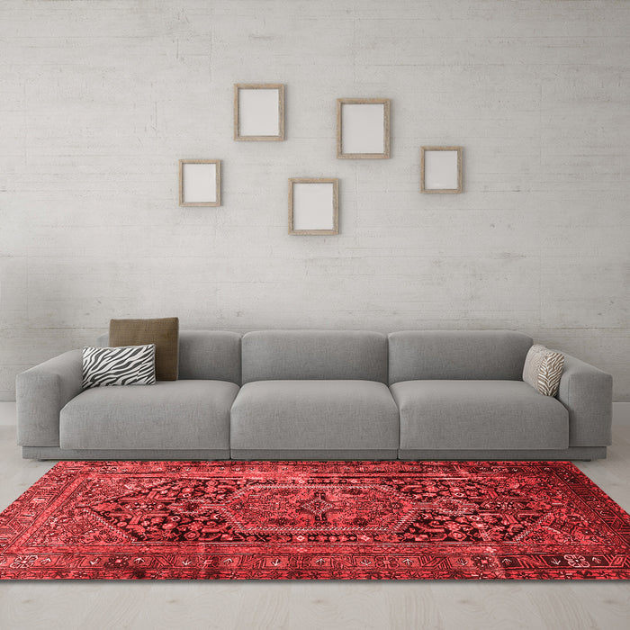Traditional Red Washable Rugs