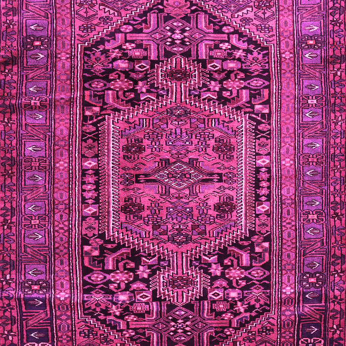 Machine Washable Persian Pink Traditional Rug, wshtr689pnk