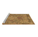 Sideview of Machine Washable Animal Brown Traditional Rug, wshtr68brn