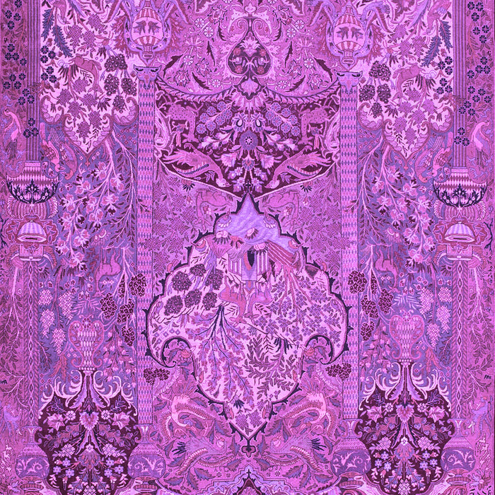 Animal Purple Traditional Rug, tr68pur